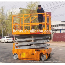 voiture utilisée mini ascenseur à ciseaux à vendre / petite plate-forme ascenseur à ciseaux Chine avec ce